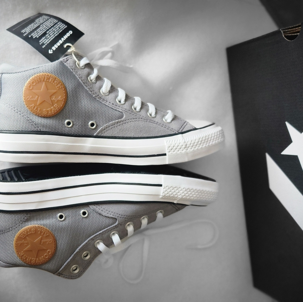 Converse CTAS Malden Street Mid Grey Men's 8 Women's 10 NEW BOXED